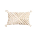 GobekUsa Geometric Embroidery Cushion Cover with Tassel, Home Decor Pillowcase, Various Sizes