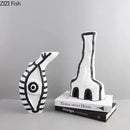 GobekUsa Abstract Vase: Modern Design, Desk Decoration, Room Aesthetic Decor