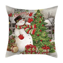 GobekUsa Christmas Cushion Cover Set - Festive Xmas Decor for Living Room Sofa