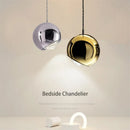 GobekUsa Gold Chrome Ball Pendant LED Light for Kitchen, Bedroom, Dining Room
