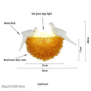 GobekUsa Gold Bird Nest LED Wall Lamp Modern Home Decoration Wall Sconce