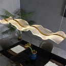 GobekUsa Acrylic LED Pendant Lights for Dining Living Room Kitchen Chandelier