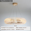 GobekUsa Coral Flower Crystal Chandelier: Modern Luxury LED Pendant Lighting for Home