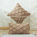 GobekUsa Embroidered Diamond Cushion Cover for Modern Living Room Decor