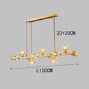 GobekUsa Crystal Chandelier: Elegant Ceiling Light for Living & Dining Room, Luxury Pendant Lamp