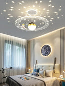 GobekUsa LED Chandelier for Boy's Room with Remote Control and Modern Design