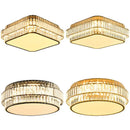 GobekUsa Crystal LED Ceiling Lamp for Living Room Bedroom Study
