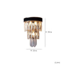 GobekUsa Black LED Crystal Chandelier for Dining Room Luxury Design