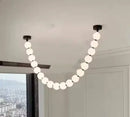 Nordic Beaded Alloy Pendant Light