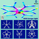 GobekUsa Deformable LED Garage Lights 80W/100W/120W Ceiling Industrial E27 Bulb