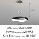 GobekUsa Black Chrome Pendant Lamp for Dining Room Kitchen Indoor Lighting