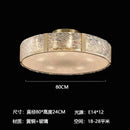 GobekUsa Gold Glass Ceiling Chandelier LED Suspension Luminaire for Home Decor