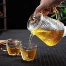 GobekUsa Heat-Resistant Glass Teapot with Pu Erh Infuser for Tea Brewing