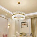 GobekUsa Crystal Pendant Chandelier Remote Control Dimmable LED Lighting