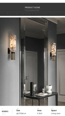 GobekUsa Copper Alabaster Wall Lamp: Post-Modern High-End Bedroom Lighting