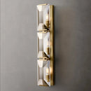 GobekUsa Crystal LED Wall Sconces - Retro Style Bedroom Living Room Wall Lamp