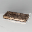 GobekUsa Emperador Dark Marble Bathroom Set: Toothbrush Holder, Soap Dispenser, Luxury Accessories