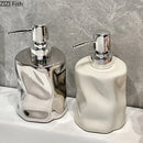 GobekUsa Wrinkle Ceramic Soap Dispenser Pump Bathroom Lotion Bottle Accessories