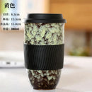 GobekUsa Ceramic Kiln Mug with Lid - Portable Couple Pottery Coffee Tea Cup