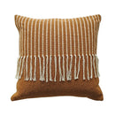 GobekUsa Boho Moroccan Fringed Pillowcase for Home, Office, Car, Sofa Decoration