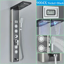 GobekUsa LED Shower Panel Tower Rain/Waterfall Massage Spa Jets Bathroom Column