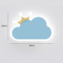 GobekUsa Children's Room Crown Clouds Rocket Planet Night Light Bedside Lamp