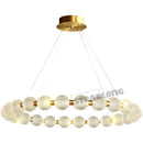 GobekUsa Glass Ball LED Chandelier Pendant for Living Room & Bedroom