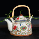 GobekUsa Blue and White Porcelain Tea Pot Clay Yixing Coffee Teapot Gaiwan Samovar