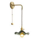 GobekUsa Amber Glass LED Wall Sconce for Home Indoor Lighting