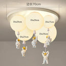 GobekUsa LED Astronaut Glass Ball Pendant Light for Children's Room