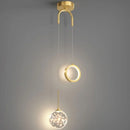 GobekUsa Gold Ring LED Pendant Light for Ceiling Suspension in Luxury Design