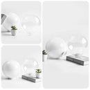 GobekUsa Acrylic Round Globe Lamp Shade for Outdoor Post Pillar Lawn Lighting