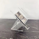 GobekUsa Acrylic Geometric Bookshelf Magazine Rack Desktop Organizer Home Decor Storage