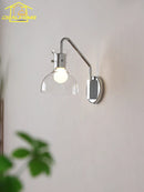GobekUsa Bauhaus Glass LED Wall Lamp Iron Art Decor for Bedroom Living Room