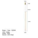 GobekUsa LED Line Chandelier: Nordic Creative Lighting for Living Room & Bedroom