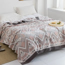 GobekUsa Cotton Gauze Towel Throw Blanket - Soft and Cozy Bedspread for All Seasons