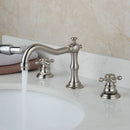 GobekUsa Dual Handle Basin Faucet in Chrome Solid Brass with Antique Black Finish