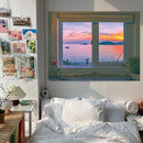 GobekUsa Dreamy Window Scenery Tapestry Wall Hanging for Room Decor