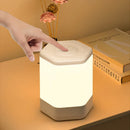 GobekUsa LED Night Light USB Lamp for Bedside Table, Human Touch Control, Bedroom Lighting