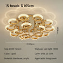 GobekUsa Circle Ring LED Ceiling Light - Modern Minimalist Luxury Acrylic Bedroom Lighting Fixtures