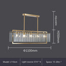 GobekUsa Glass Restaurant Chandelier: Modern Luxury Led Lighting Fixture for Living Room Home Decor