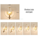 GobekUsa Iron LED Wall Lamps for Living Room Bedroom Hotel Restuarant Aisle