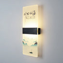 GobekUsa Acrylic Shade LED Square Wall Lamp for Home Decor
