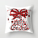 GobekUsa Christmas Cushion Cover 45x45cm Xmas Pillowcase for Sofa - Happy New Year 2023