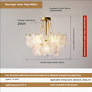 GobekUsa Leafless Crystal Chandelier: Modern French Living Room & Bedroom Lighting