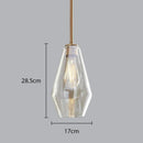 GobekUsa Glass Chandelier: Amber Pendant Lights for Dining, Living Room, Bedroom, Hotel, Cafe
