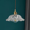 GobekUsa Japanese Style LED Pendant Lamp Copper Glass Hanging Light Fixtures