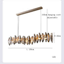 GobekUsa Crystal LED Chandelier: Modern Luxury Indoor Hanging Lamp, Living Room Decor