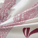 GobekUsa Lace Printed Duvet Cover Set - Elegant, Cozy Bedding for Single & Double Beds