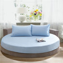 GobekUsa Cotton Round Fitted Bed Sheet Set with Pillowcases